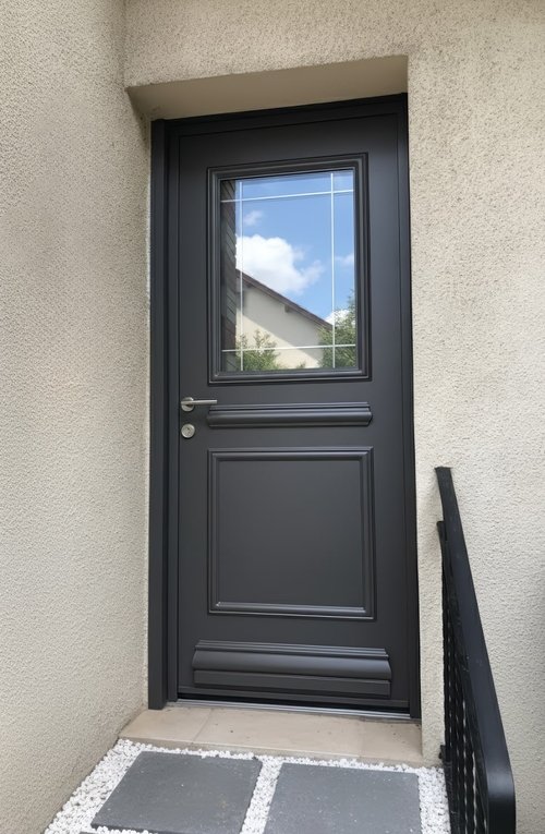 Входная дверь с окном Входная дверь с окном